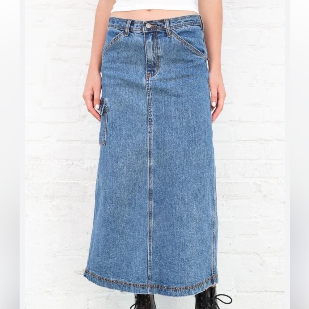 Brandy Melville Denim Maxi Skirt